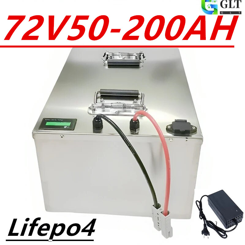72V 40Ah Lifepo4 Battery Pack - 72V Lifepo4-batterijpakket 50Ah100Ah/120Ah/150Ah/200Ah met Bluetooth BMS